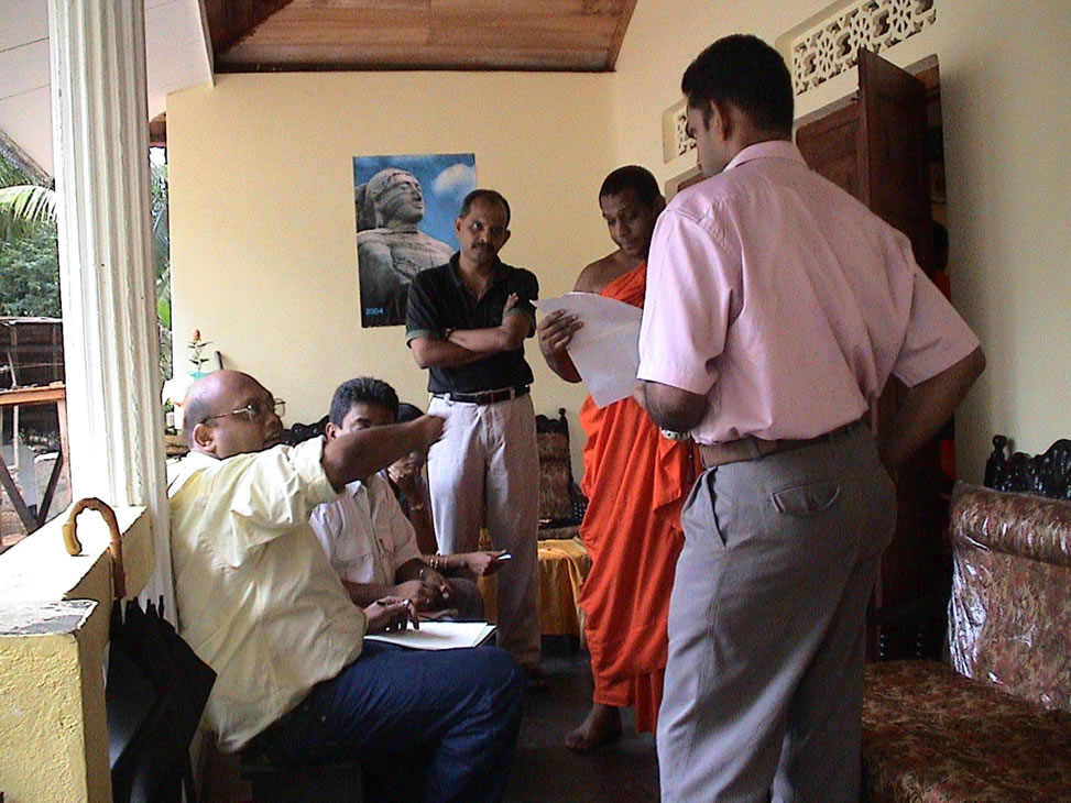 Virtual Village planning session in Gampaha